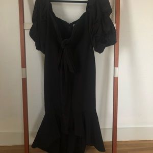 ⬇️ PRICE DROP ALEXIS Black High Low Midi Dress NEW